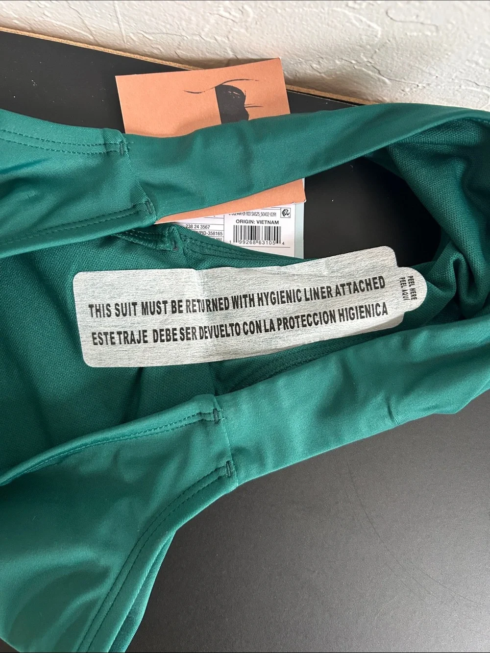NWT Shade & Shore Emerald Green Low Rise Full Coverage Bikini Bottom Separates